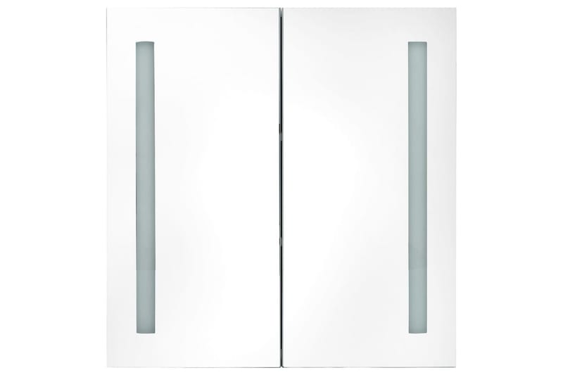 Badrumsskåp med spegel LED ek 62x14x60 cm - Brun - Hus & renovering - Kök & bad - Badrum - Badrumsmöbler & badrumsinredning - Spegelskåp badrum