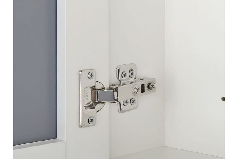 Carmenes Badrumsskåp 40 cm med Spegel - Vit - Hus & renovering - Kök & bad - Badrum - Badrumsmöbler & badrumsinredning - Spegelskåp badrum