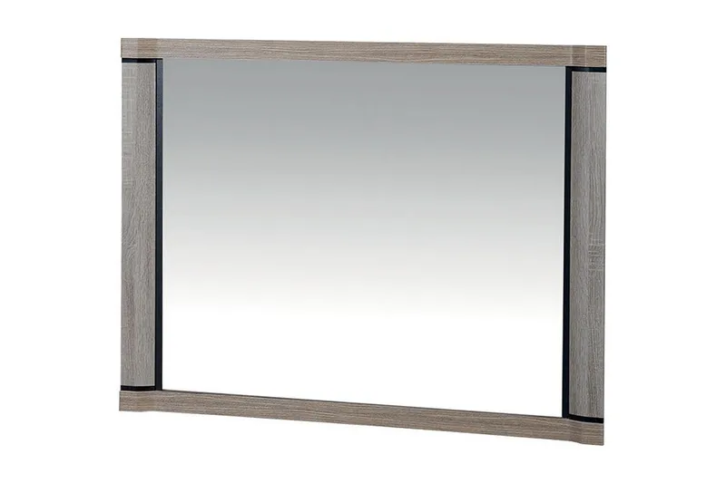 Dallas Spegelskåp 115x1x82 cm LED-belysning, Grå|Vit