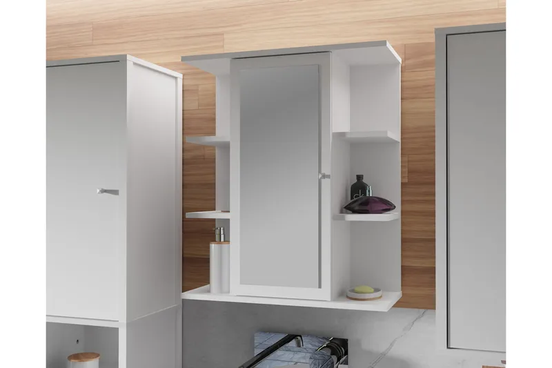 Elsassona Väggskåp 26x60 cm - Vit - Hus & renovering - Kök & bad - Badrum - Badrumsmöbler & badrumsinredning - Spegelskåp badrum