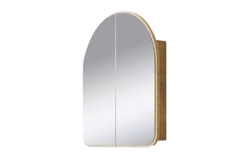 Heren Väggskåp med Spegel 45 cm - Beige - Hus & renovering - Kök & bad - Badrum - Badrumsmöbler & badrumsinredning - Spegelskåp badrum