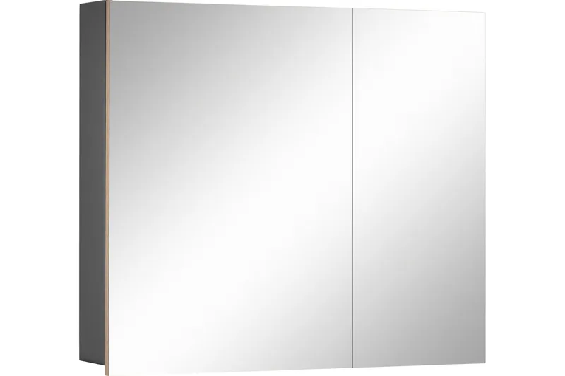 Hudnall Väggskåp 2 Dörrar - Antracit/Vit - Hus & renovering - Kök & bad - Badrum - Badrumsmöbler & badrumsinredning - Spegelskåp badrum