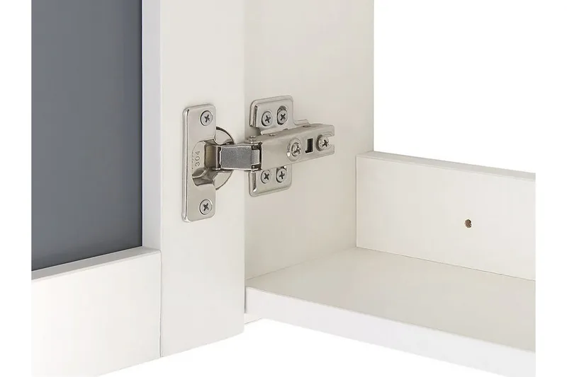 Jaramillo Badrumsskåp 60 cm Spegel med LED-belysning - Vit - Hus & renovering - Kök & bad - Badrum - Badrumsmöbler & badrumsinredning - Spegelskåp badrum