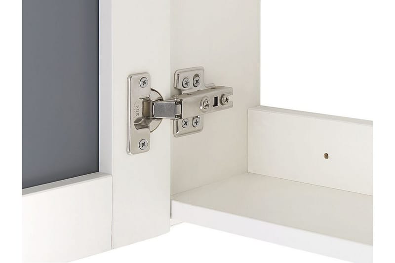 Jaramillo Badrumsskåp 60 cm Spegel med LED-belysning - Vit - Hus & renovering - Kök & bad - Badrum - Badrumsmöbler & badrumsinredning - Spegelskåp badrum