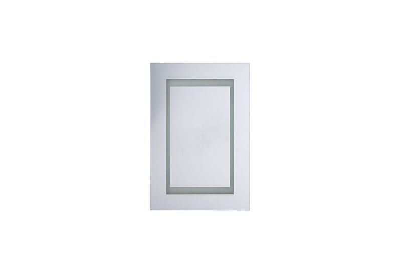 Malaspina Badrumsskåp 40 cm Spegel med LED-belysning - Vit - Spegelskåp badrum