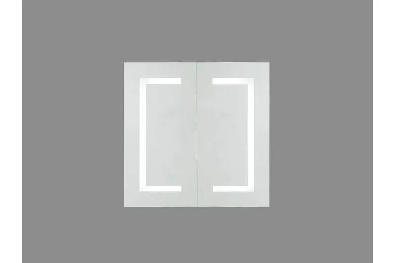 Mazarredo Badrumsskåp 60 cm Spegel med LED-belysning - Vit - Hus & renovering - Kök & bad - Badrum - Badrumsmöbler & badrumsinredning - Spegelskåp badrum