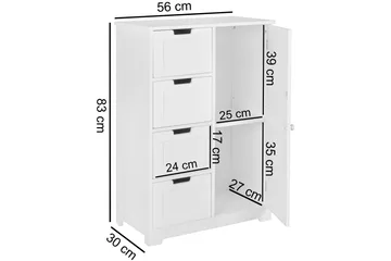 Meny Badrumsskåp - Hus & renovering - Kök & bad - Badrum - Badrumsmöbler & badrumsinredning - Tvättställsskåp & kommod
