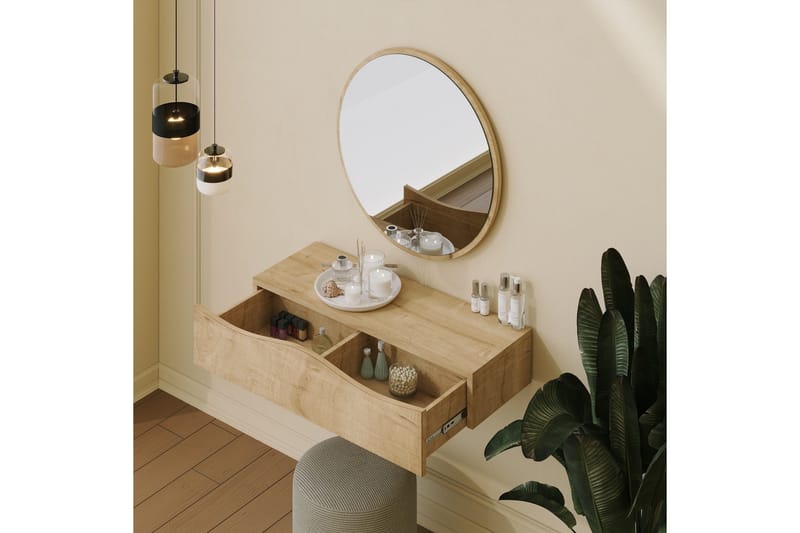 Princesse Väggskåp med Spegel 82 cm - Hus & renovering - Kök & bad - Badrum - Badrumsmöbler & badrumsinredning - Spegelskåp badrum