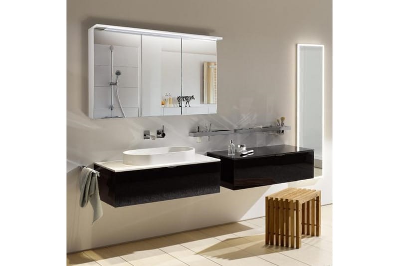 Spegelskåp Bathlife Glänsa 1200 - Vit - Spegelskåp badrum