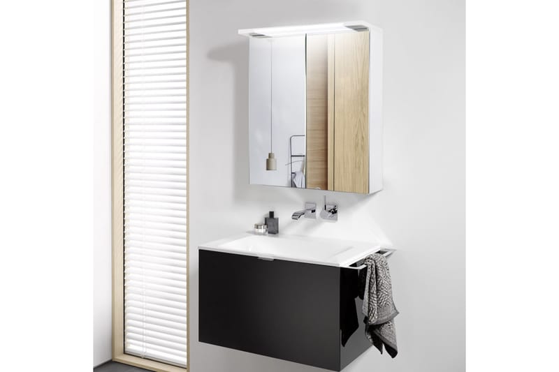 Spegelskåp Bathlife Glänsa 600 - Vit - Spegelskåp badrum