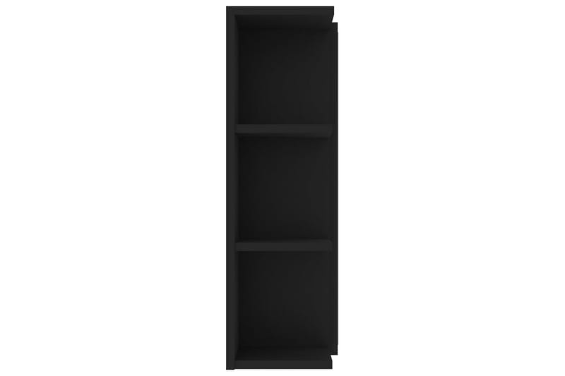 Spegelskåp för badrum svart 80x20,5x64 cm spånskiva - Svart - Hus & renovering - Kök & bad - Badrum - Badrumsmöbler & badrumsinredning - Spegelskåp badrum