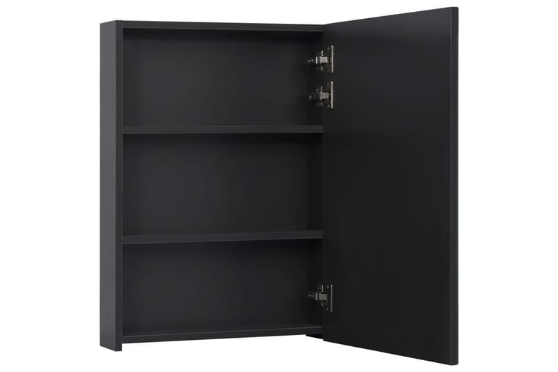 Spegelskåp med LED 50x13x70 cm - Grå - Hus & renovering - Kök & bad - Badrum - Badrumsmöbler & badrumsinredning - Spegelskåp badrum