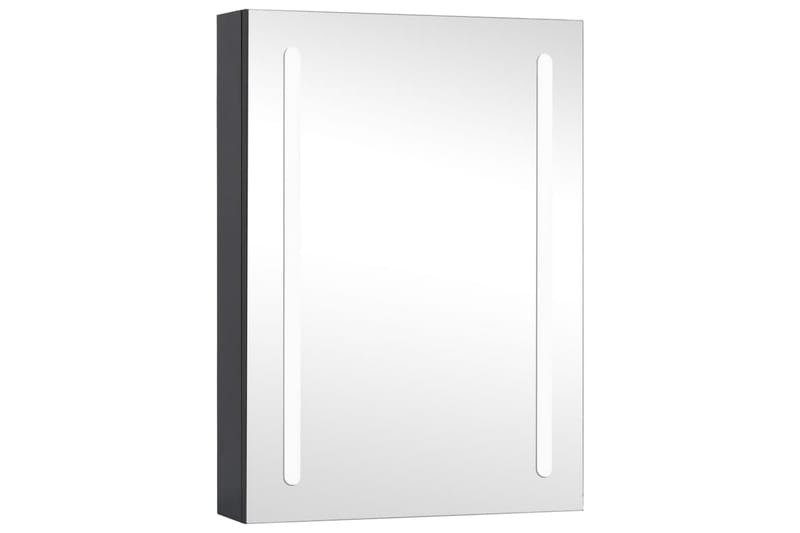 Spegelskåp med LED 50x13x70 cm - Grå - Hus & renovering - Kök & bad - Badrum - Badrumsmöbler & badrumsinredning - Spegelskåp badrum