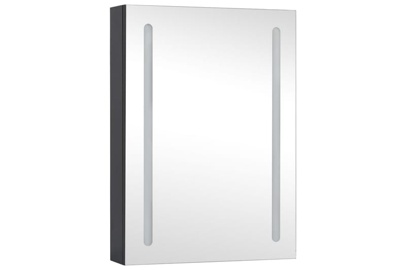 Spegelskåp med LED 50x13x70 cm - Grå - Hus & renovering - Kök & bad - Badrum - Badrumsmöbler & badrumsinredning - Spegelskåp badrum