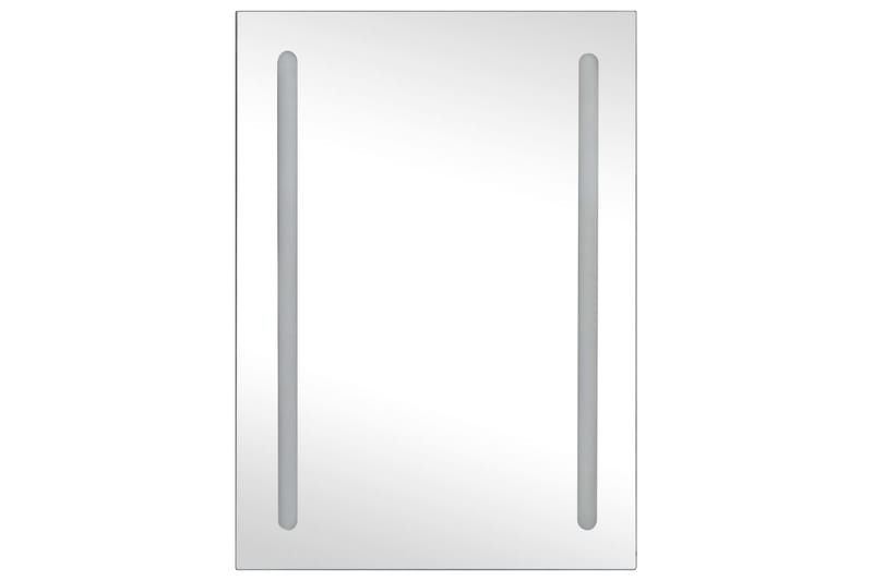 Spegelskåp med LED 50x13x70 cm - Grå - Hus & renovering - Kök & bad - Badrum - Badrumsmöbler & badrumsinredning - Spegelskåp badrum