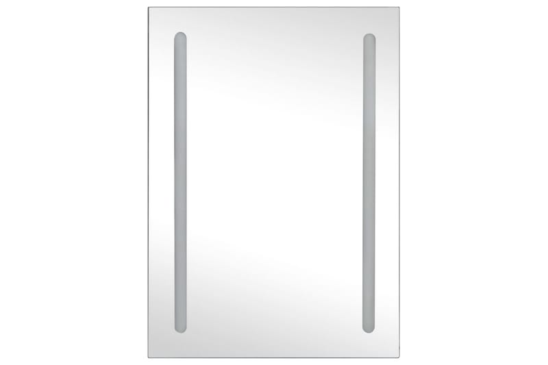 Spegelskåp med LED 50x13x70 cm - Grå - Spegelskåp badrum