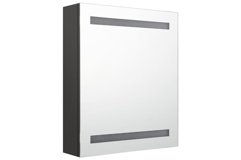 Spegelskåp med LED antracit 50x14x60 cm - Grå - Hus & renovering - Kök & bad - Badrum - Badrumsmöbler & badrumsinredning - Spegelskåp badrum