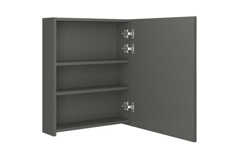 Spegelskåp med LED antracit 50x14x60 cm - Grå - Hus & renovering - Kök & bad - Badrum - Badrumsmöbler & badrumsinredning - Spegelskåp badrum