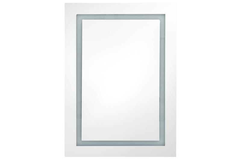 Spegelskåp med LED betonggrå 50x13x70 cm - Grå - Hus & renovering - Kök & bad - Badrum - Badrumsmöbler & badrumsinredning - Spegelskåp badrum