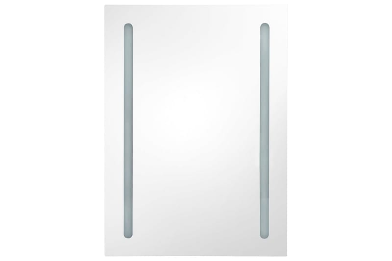 Spegelskåp med LED ek 50x13x70 cm - Brun - Hus & renovering - Kök & bad - Badrum - Badrumsmöbler & badrumsinredning - Spegelskåp badrum