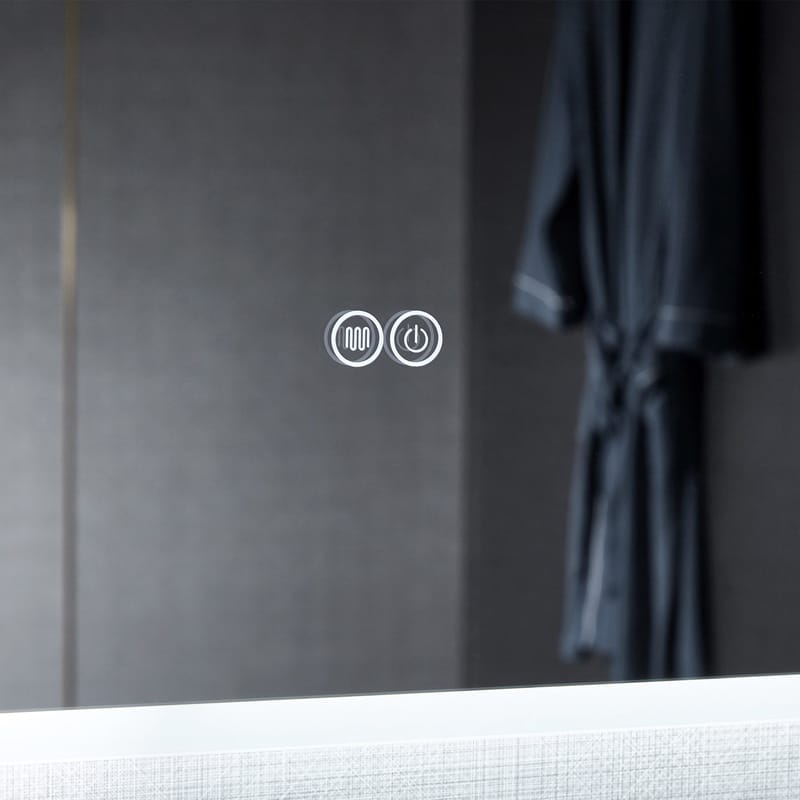 Stor badrumsspegel 160x80cm | LED-belysning & anti-fog - Hus & renovering - Kök & bad - Badrum - Badrumsmöbler & badrumsinredning - Spegelskåp badrum