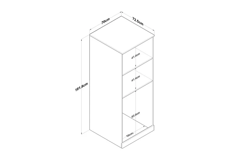 Tvättmaskinsskåp Ostwerwaltia Vit - Vit - Hus & renovering - Kök & bad - Badrum - Badrumsmöbler & badrumsinredning - Badrumsskåp
