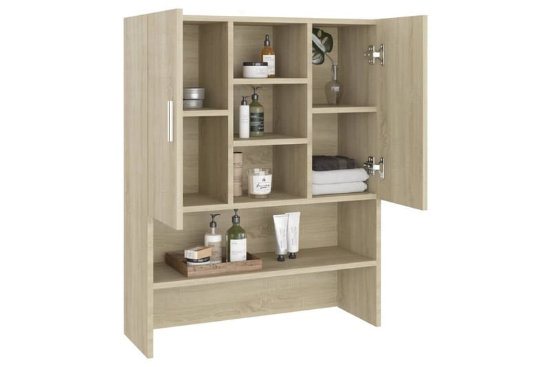 Tvättmaskinsskåp sonoma-ek 70,5x25,5x90 cm - Hus & renovering - Kök & bad - Badrum - Badrumsmöbler & badrumsinredning - Väggskåp & högskåp
