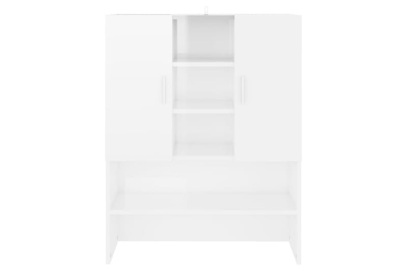 Tvättmaskinsskåp vit högglans 70,5x25,5x90 cm - Hus & renovering - Kök & bad - Badrum - Badrumsmöbler & badrumsinredning - Väggskåp & högskåp