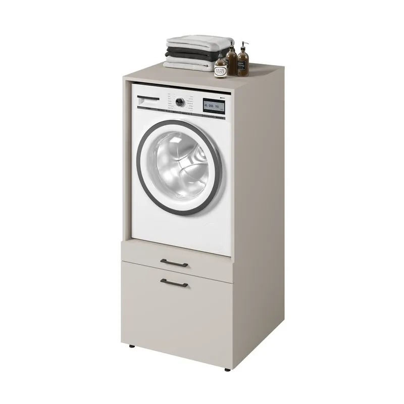 Tvättmaskin/Torkskåp Aza 1 Låda 1 Hylla - Kashmir - Hus & renovering - Kök & bad - Badrum - Badrumsmöbler & badrumsinredning - Badrumsförvaring