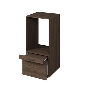 Tvättmaskin/Torkskåp Aza 1 Låda 1 Hylla - Walnut Villa - Hus & renovering - Kök & bad - Badrum - Badrumsmöbler & badrumsinredning - Badrumsförvaring