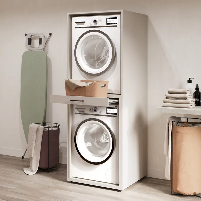 Tvättmaskin/Torktumlarskåp Aza 1 Hylla - Kashmir - Hus & renovering - Kök & bad - Badrum - Badrumsmöbler & badrumsinredning - Badrumsförvaring