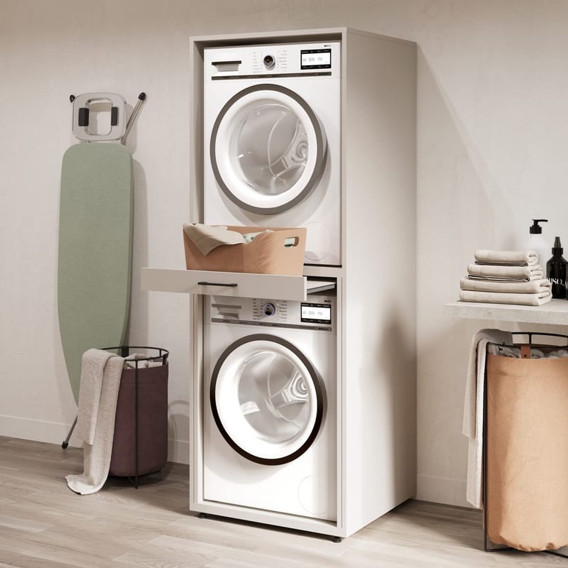 Tvättmaskin/Torktumlarskåp Aza 1 Hylla - Kashmir - Hus & renovering - Kök & bad - Badrum - Badrumsmöbler & badrumsinredning - Badrumsförvaring