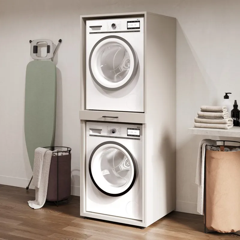 Tvättmaskin/Torktumlarskåp Aza 1 Hylla - Kashmir - Hus & renovering - Kök & bad - Badrum - Badrumsmöbler & badrumsinredning - Badrumsförvaring