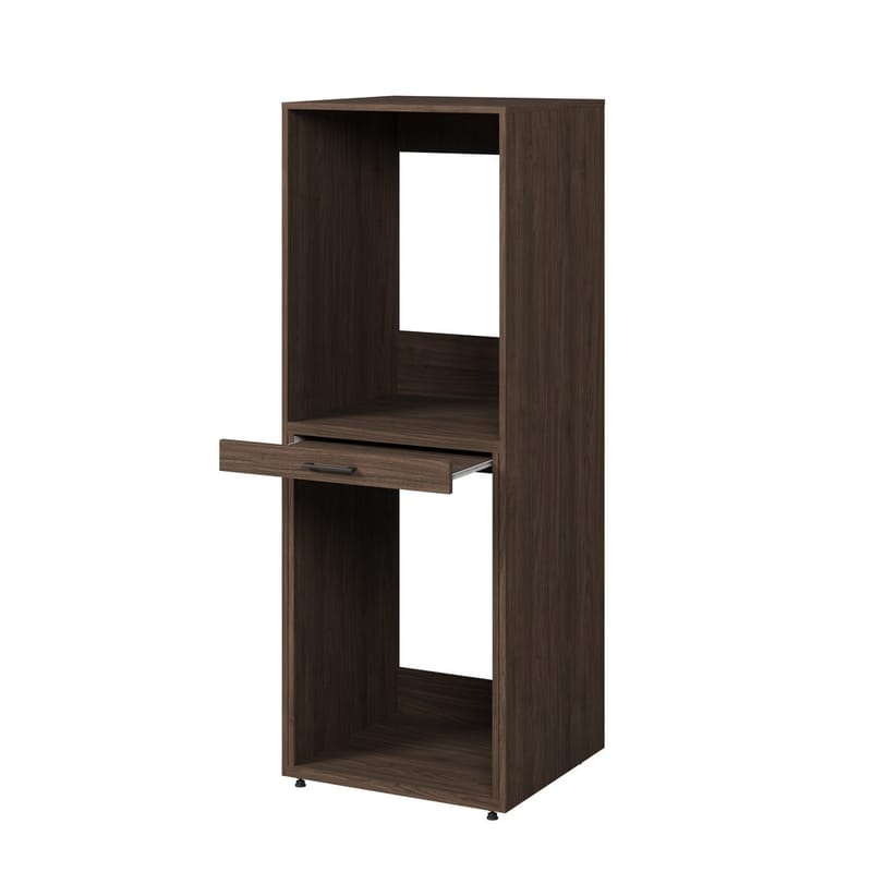 Tvättmaskin/Torktumlarskåp Aza 1 Hylla - Valnöt Villa - Hus & renovering - Kök & bad - Badrum - Badrumsmöbler & badrumsinredning - Badrumsförvaring