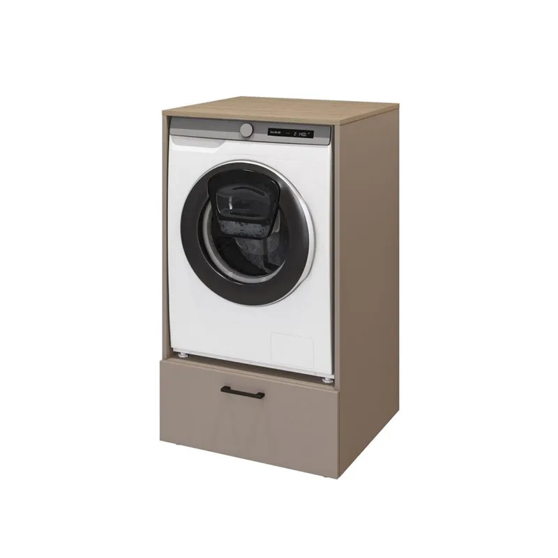 Tvättmaskin/Torktumlarskåp Rosa med 1 låda - Hus & renovering - Kök & bad - Badrum - Badrumsmöbler & badrumsinredning - Badrumsförvaring