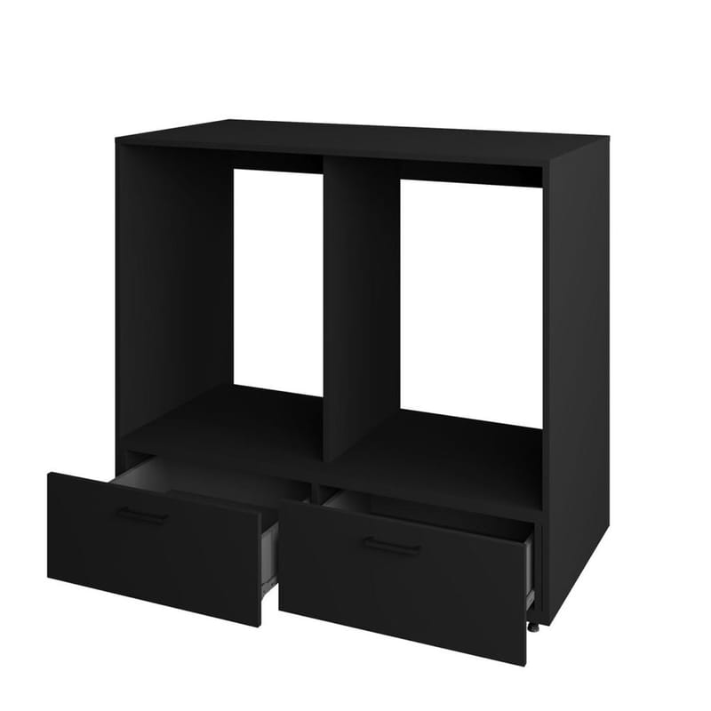 Tvättmaskin/Torktumlarskåp Rosa med 2 lådor - Svart Onyx - Hus & renovering - Kök & bad - Badrum - Badrumsmöbler & badrumsinredning - Badrumsförvaring