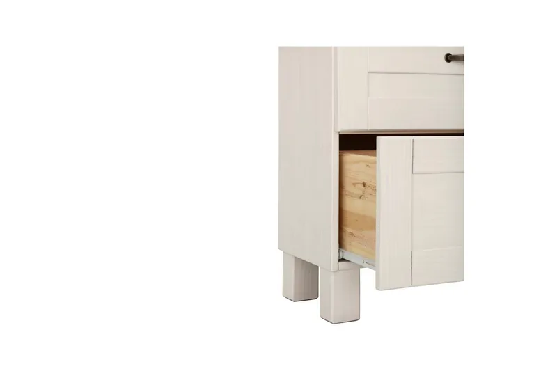 Tvättställsskåp Alby 1 låda, Vit/Honung - 1 låda, Vit/Honung - Hus & renovering - Kök & bad - Badrum - Badrumsmöbler & badrumsinredning - Badrumsskåp