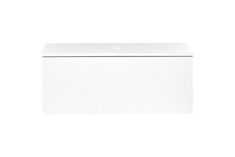 Tvättställsskåp Alzira Vit, 100x52x40 cm - Vit, 100x52x40 cm - Hus & renovering - Kök & bad - Badrum - Badrumsmöbler & badrumsinredning - Badrumsskåp