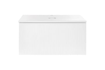 Tvättställsskåp Alzira Vit, 80x52x40 cm - Vit, 80x52x40 cm - Hus & renovering - Kök & bad - Badrum - Badrumsmöbler & badrumsinredning - Badrumsskåp