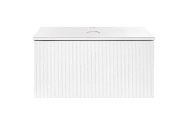 Tvättställsskåp Alzira Vit, 80x52x40 cm - Vit, 80x52x40 cm - Hus & renovering - Kök & bad - Badrum - Badrumsmöbler & badrumsinredning - Badrumsskåp