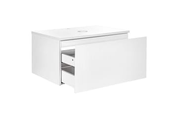 Tvättställsskåp Alzira Vit, 80x52x40 cm - Vit, 80x52x40 cm - Hus & renovering - Kök & bad - Badrum - Badrumsmöbler & badrumsinredning - Badrumsskåp