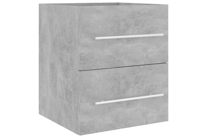 Tvättställsskåp betonggrå 41x38,5x48 cm spånskiva - Grå - Hus & renovering - Kök & bad - Badrum - Badrumsmöbler & badrumsinredning - Tvättställsskåp & kommod