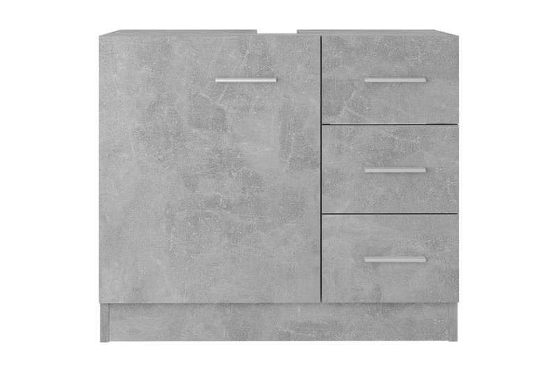 Tvättställsskåp betonggrå 63x30x54 cm spånskiva - Grå - Hus & renovering - Kök & bad - Badrum - Badrumsmöbler & badrumsinredning - Tvättställsskåp & kommod