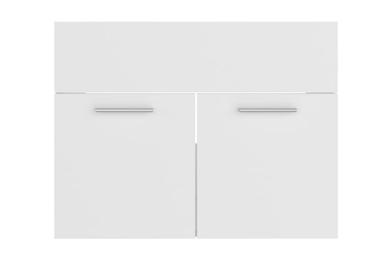 Badrumsskåp med inbyggt handfat vit spånskiva - Vit - Hus & renovering - Kök & bad - Badrum - Badrumsmöbler & badrumsinredning - Tvättställsskåp & kommod
