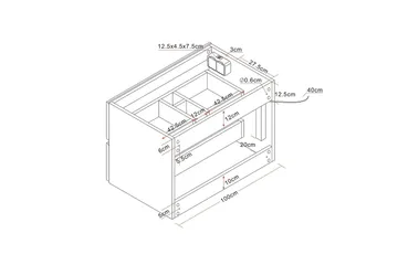 Bathlife Glädje Tvättställsskåp 1000 - Hus & renovering - Kök & bad - Badrum - Badrumsmöbler & badrumsinredning - Tvättställsskåp & kommod