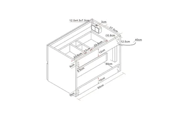 Bathlife Glädje Tvättställsskåp 600 - Hus & renovering - Kök & bad - Badrum - Badrumsmöbler & badrumsinredning - Tvättställsskåp & kommod