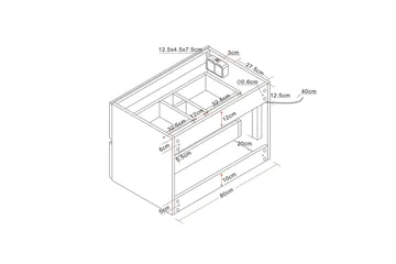 Bathlife Glädje Tvättställsskåp 800 - Hus & renovering - Kök & bad - Badrum - Badrumsmöbler & badrumsinredning - Tvättställsskåp & kommod
