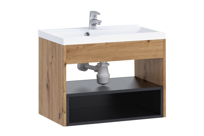 Ekomi Tvättställskåp LED-belysning - Vit - Hus & renovering - Kök & bad - Badrum - Badrumsmöbler & badrumsinredning - Tvättställsskåp & kommod