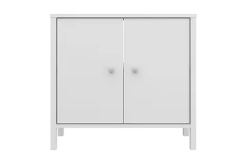 Elsassona Tvättställsskåp 35x64 cm 2 Skåp - Vit - Hus & renovering - Kök & bad - Badrum - Badrumsmöbler & badrumsinredning - Tvättställsskåp & kommod