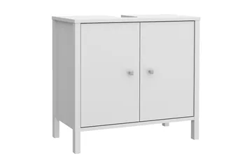 Elsassona Tvättställsskåp 35x64 cm 2 Skåp - Vit - Hus & renovering - Kök & bad - Badrum - Badrumsmöbler & badrumsinredning - Tvättställsskåp & kommod